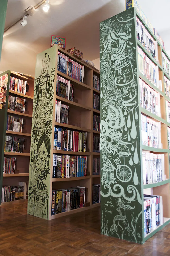 Bookseller Decorated