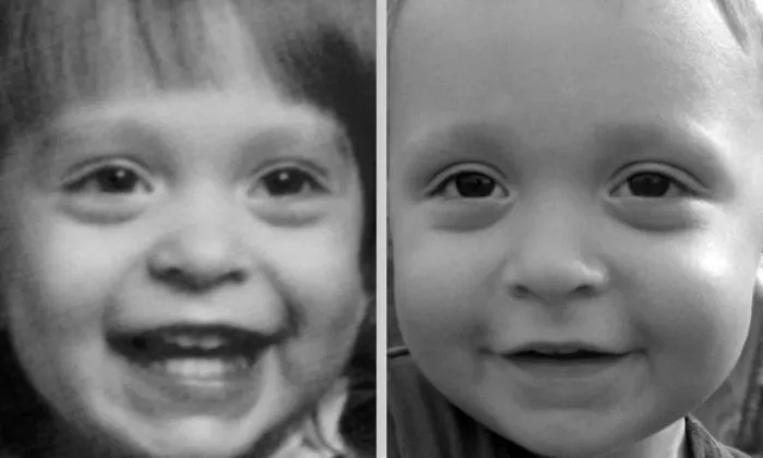 Mother And Son, Age 2 (1978 And 2011)