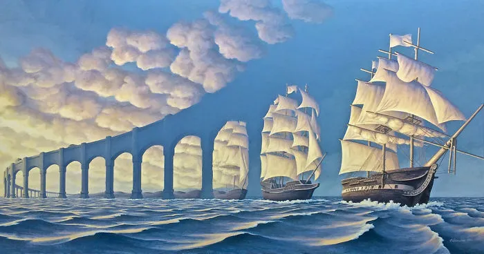 25 Optical Illusion Art Pieces Made by Rob Gonsalves