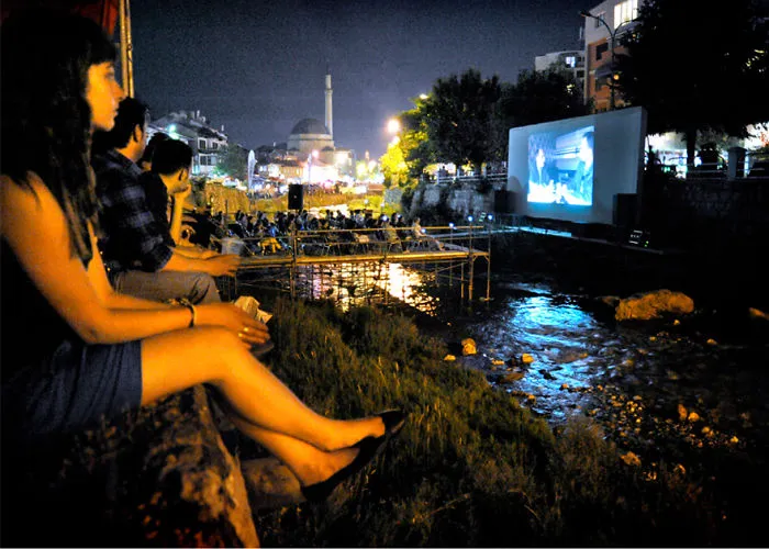 Riverbad Cinema For Dokufest In Prizren, Kosovo.