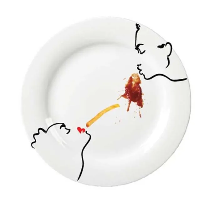 French "fries" Kiss