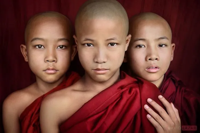 Monks In Bago