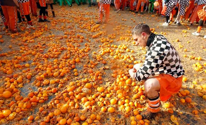 Battle Of The Oranges Festival (Italy)