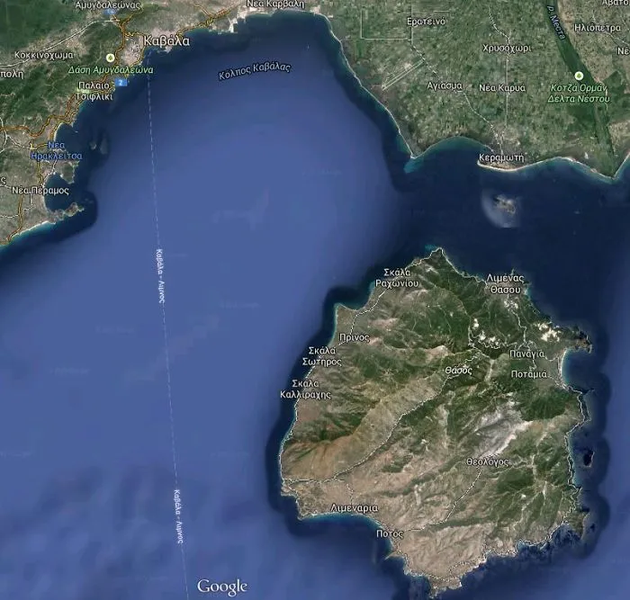Thassos Island - Kavala Bay