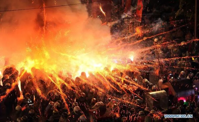 Yanshui Beehive Fireworks Festival, Taiwan