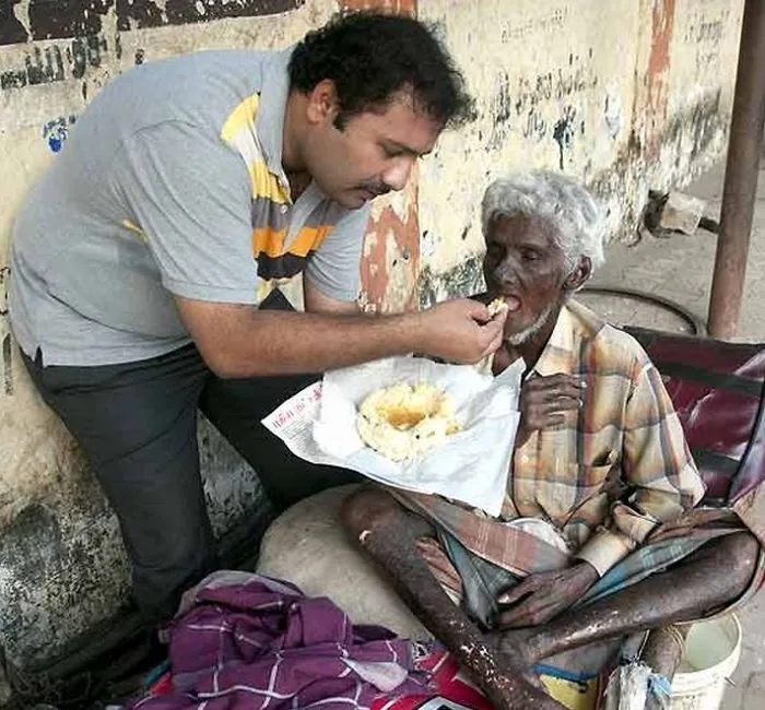 Krishnan Was An Award-winning Chef, He Quit His Job To Serve Homeless And Mentally Disabled.