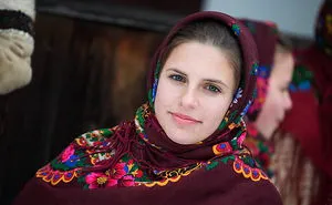 Girl  From Bucovina-romania