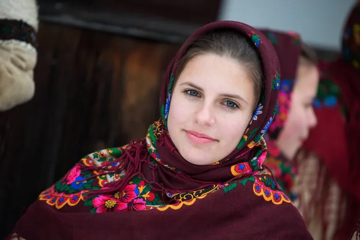 Girl  From Bucovina-romania