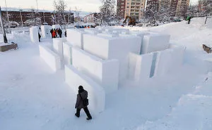 Pinpin Studio Creates Winter Playground Made Out Of Ice And Snow!