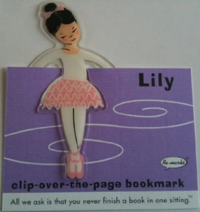 Lily Ballerina Bookmark By Re-marks