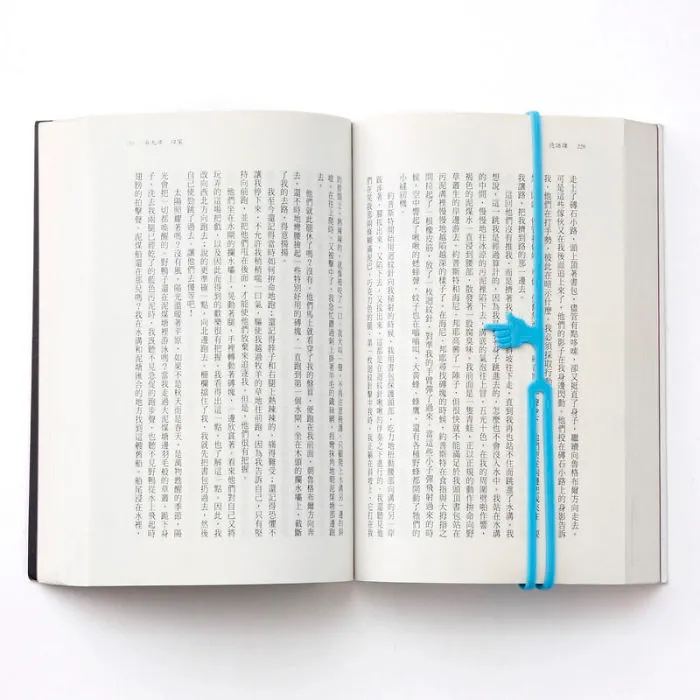 Pointing Finger Bookmark Showing Exactly Where You Finished Reading