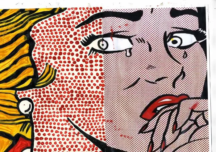 Tears... And Red Dots.