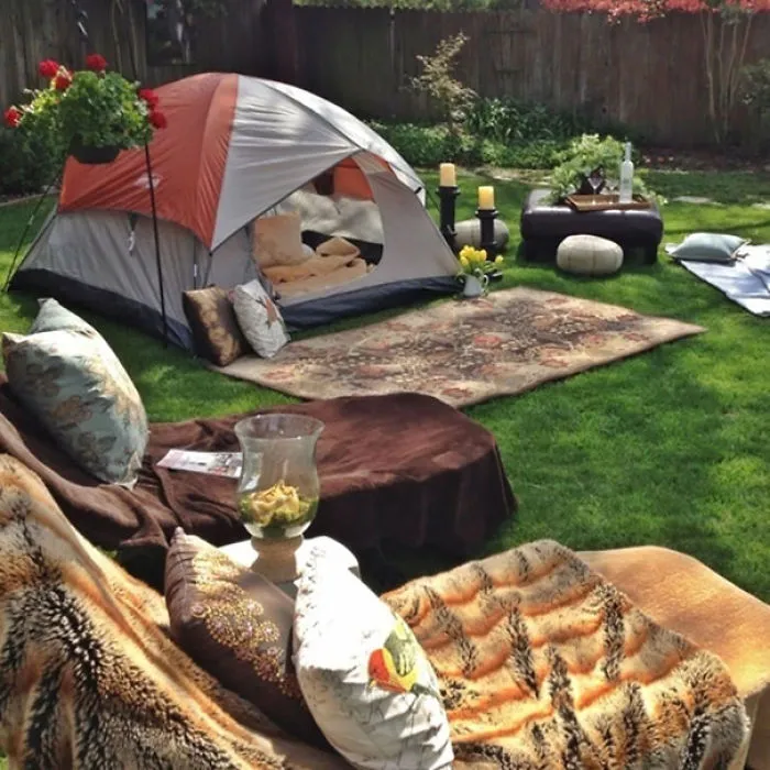 Camp In Your Own Backyard