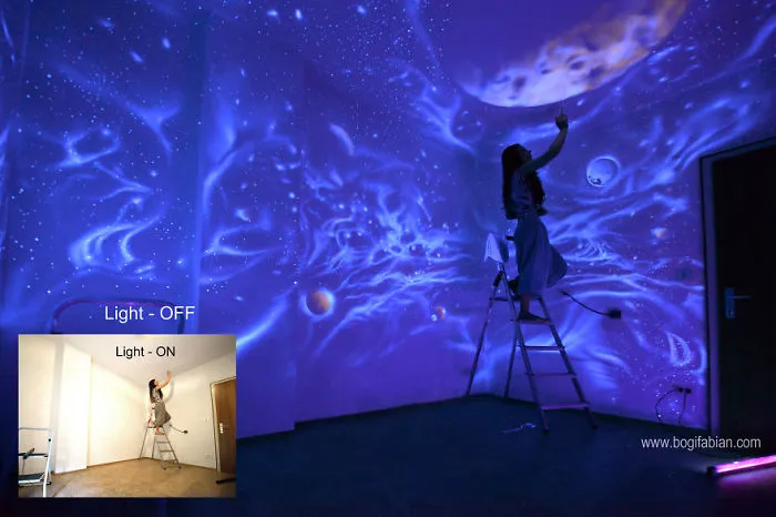 Glow-In-The-Dark Wall Murals