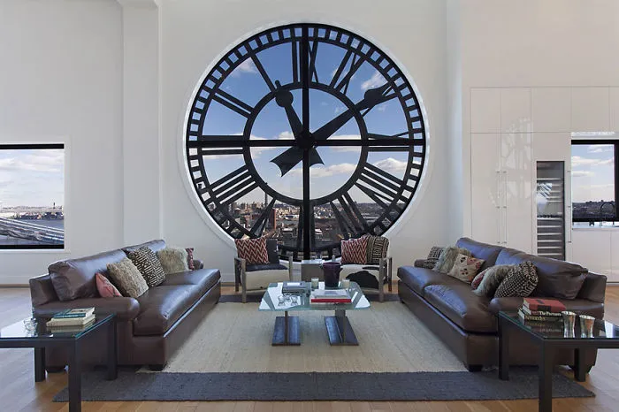 Old Tower Clock Window