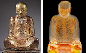 CT Scans Reveal 1,000-Year-Old Mummy Of Chinese Monk Hidden Inside Ancient Buddhist Statue