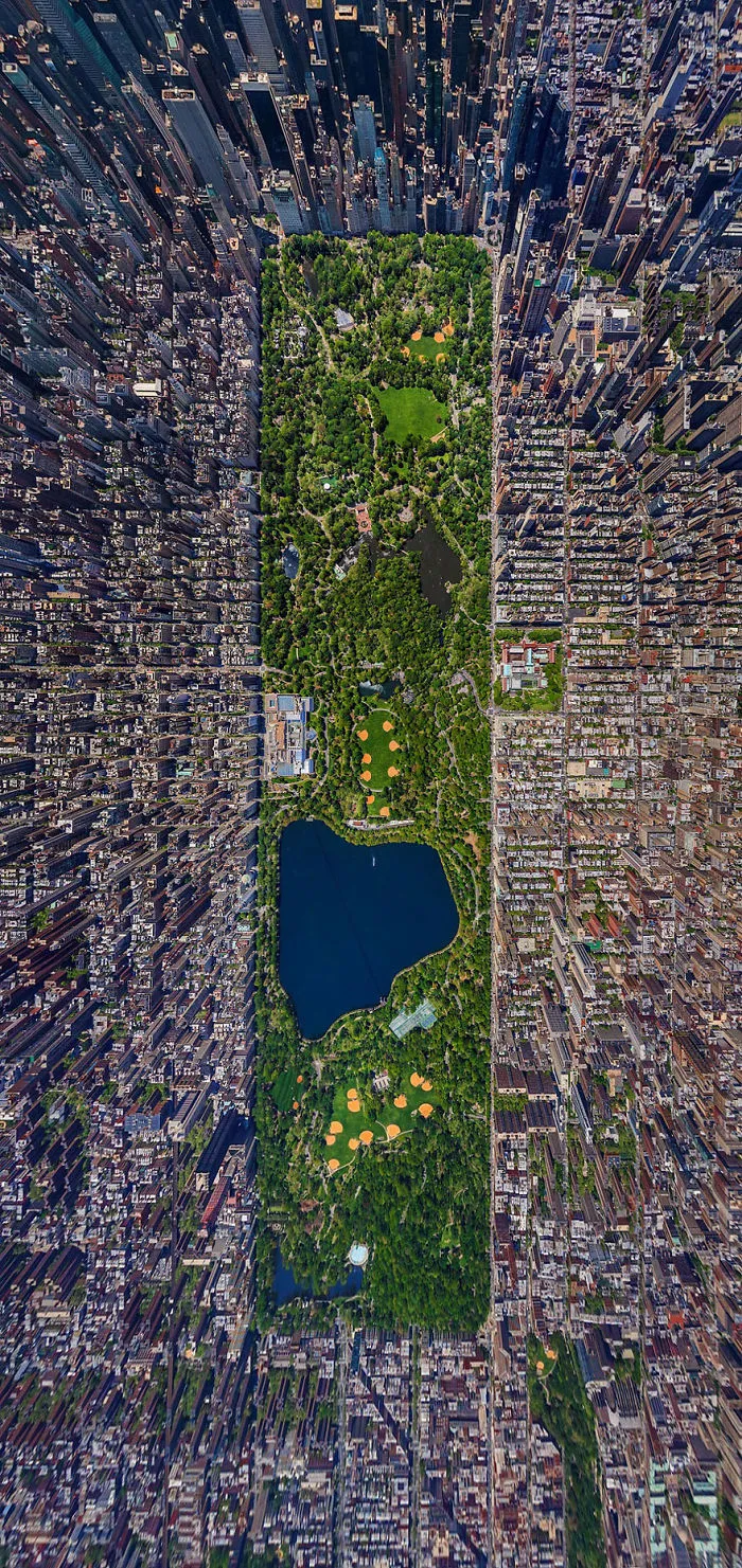 New York City’s Central Park From Above
