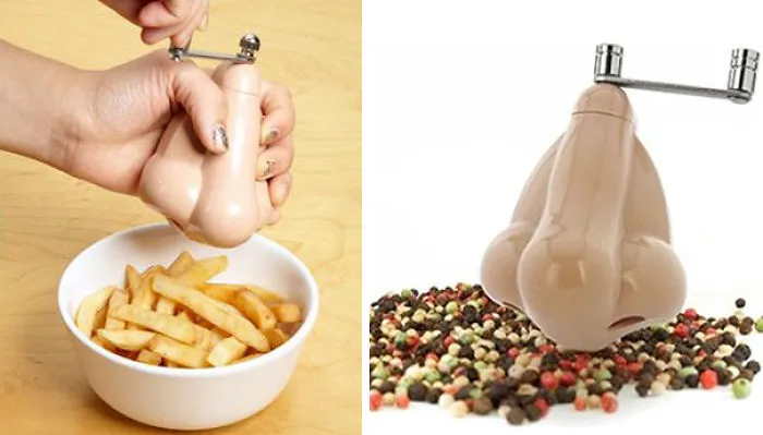Nose-Shaped Pepper Mill