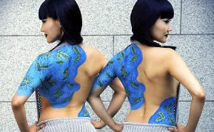 Deadly Viruses Painted On Human Body Raise Awareness Of Neglected Diseases