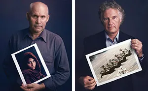 Famous Photographers Pose Behind Their Iconic Images
