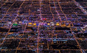 Las Vegas From 10,800 Feet Up Looks Like Nothing You've Seen Before