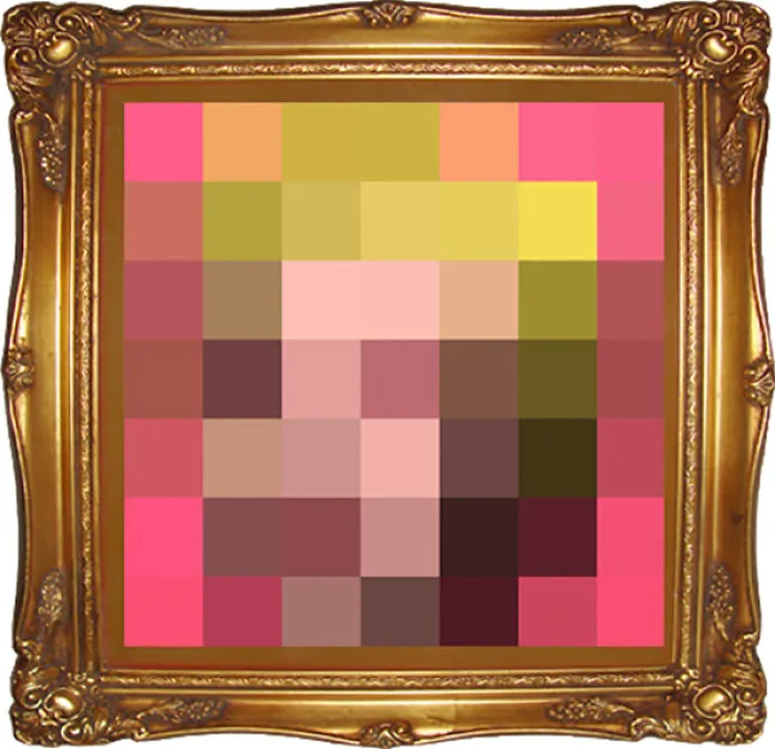 50 Shades Of Famous Artwork - Pixelated Paintings