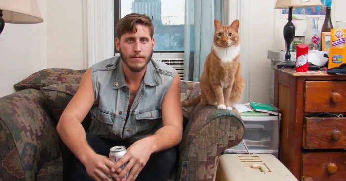 Men And Cats: Photographer Challenges 'Crazy Cat Lady' Stereotype