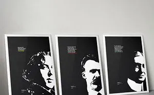 Illustrative Posters Of Philosophers And Great Thinkers