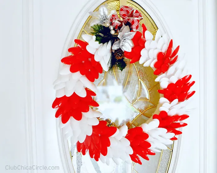 Peppermint Inspired Holiday Wreath