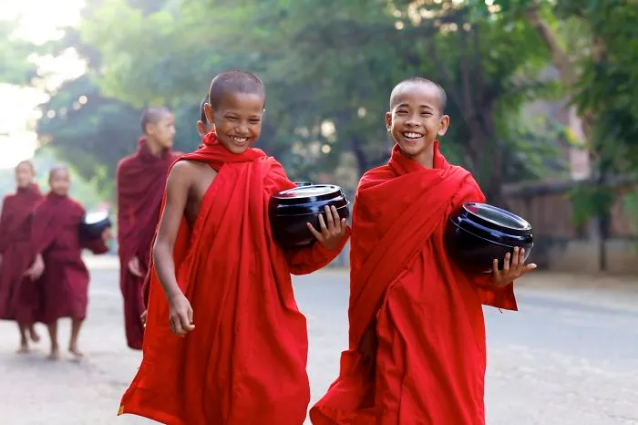 Smiling Monks