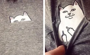 Pocket Cat T-Shirts With A Hidden Surprise