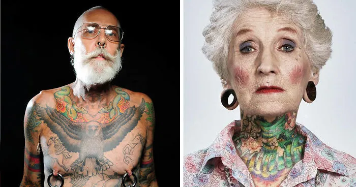 41 Tattooed Seniors Answer The Eternal Question: How Will Your Ink Look When You're 60