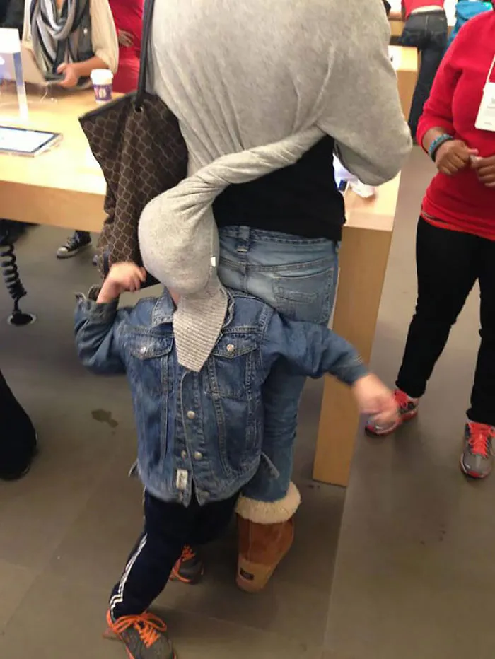 Playing With Mother's Clothes