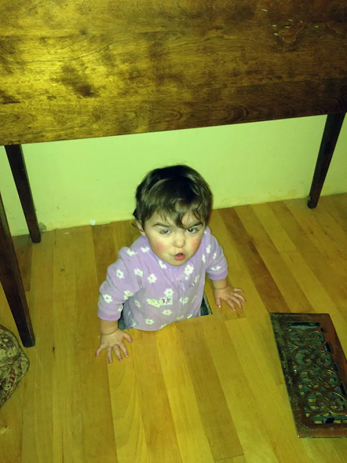 Trying To Escape Through The Vent