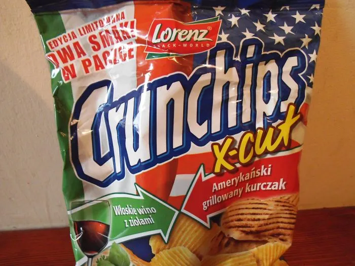 Polish Chips - Half Italian Wine With Herbs And Half American Grilled Chicken