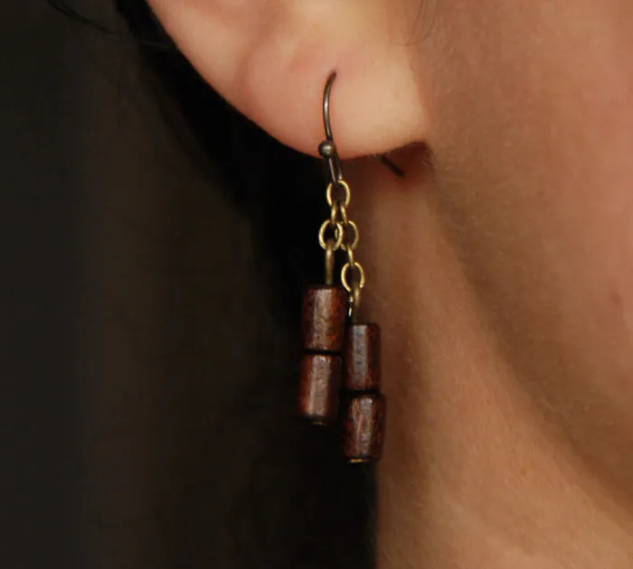Nunchaku Earrings