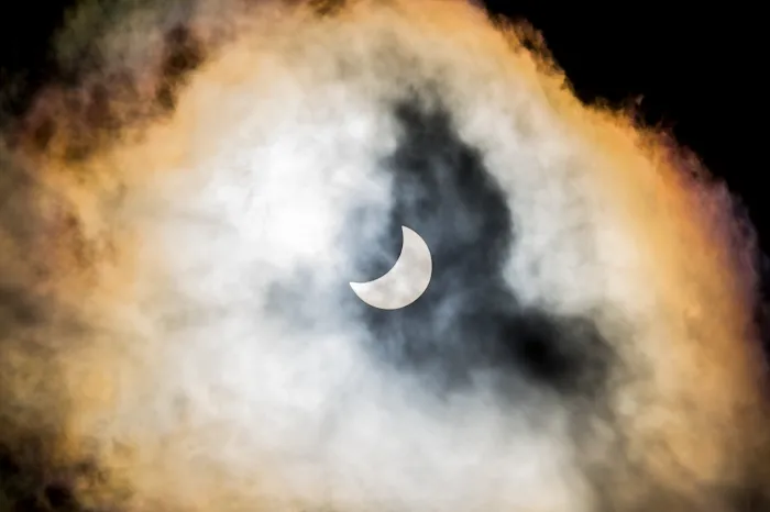 Solar Eclipse In Northern Sweden