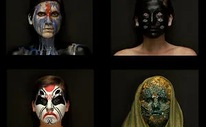 Animated Make-up. Stop Motion Film Make-down