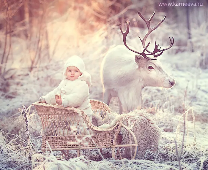 Children And Animals Cuddle In Cute Photoshoots By Russian Photographer Elena Karneeva