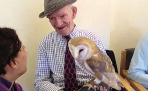 We Bring Giant Snails, Lizards, And Owls To Retirement Homes To Brighten Seniors' Lives