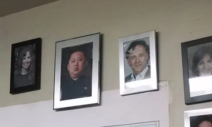 Hang  Kim Jong Un  On The Staff Picture Wall