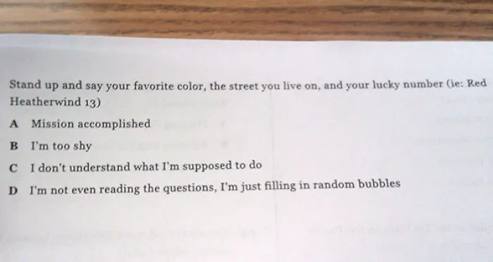 Awesome Teacher Includes True Challenges In His Test