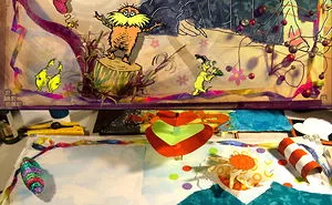 I Created This For Dr Seuss's 111th Birthday Using Collage, Photography, & Line Art.