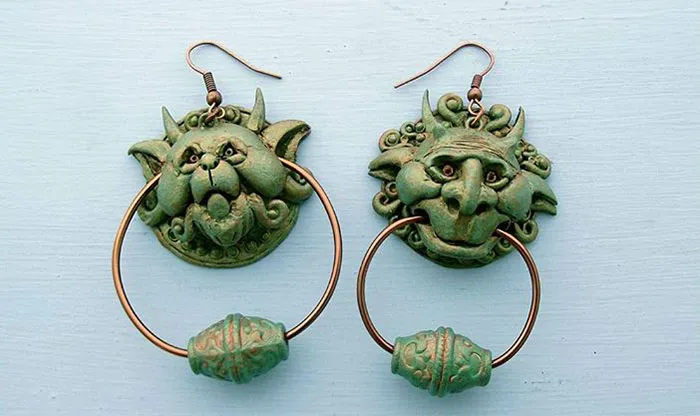 Labyrinth Movie And Book Door Knocker Earings