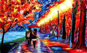 Blind Painter Uses Touch And Texture To Create Incredibly Colorful Paintings