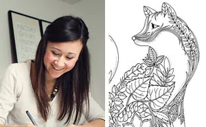 Artist Creates Adult Coloring Books And Sells More Than A Million Copies