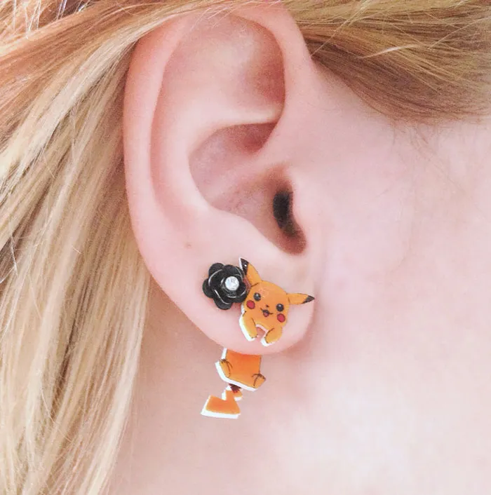 Clinging Pikachu