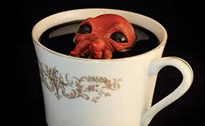 Monster Teacups Filled With Creatures From The Deep