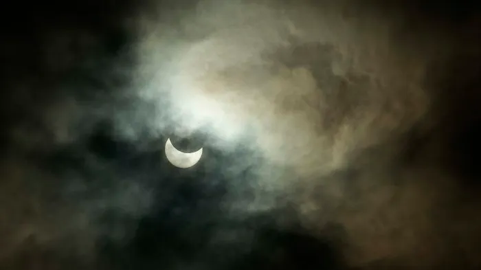 Apocalyptic Solar Eclipse Over Targu Mures