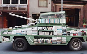 Weapon Of Mass Instruction: Artist Creates A Tank That Delivers Free Books